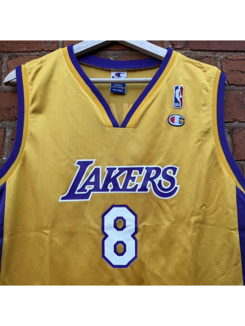 vintage Los Angeles lakers Kobe Bryant champion kids jersey - Picture 2 of 7